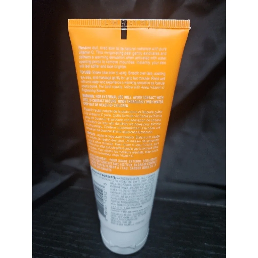Avon Anew VITAMIN C Warming Peel Exfoliant‎ Full Size 3.4 fl oz NIB